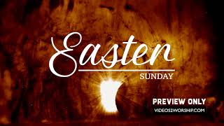 Easter Title Over Open Tomb Backdrop Videos2Worship