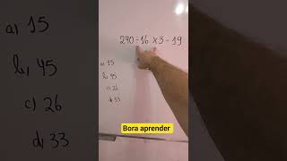 O Que Faz Primeiro??? Multiplicação, Divisão Ou Subtração? Ática