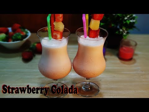 how-to-make-strawberry-colada-l-strawberry-pina-colada-recipe-l-flavored-pina-colada