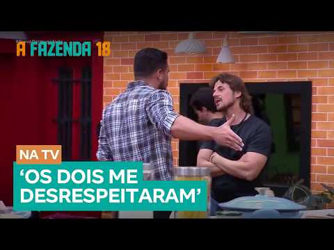 Climão! Daniel Erthal discute com Renê Thristan após veto na Prova do Fazendeiro I A Fazenda 18