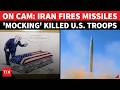 Iran Releases 'US COFFIN' Missiles Fired At American Bases; 4 Missiles Fan Out In Chilling Visuals