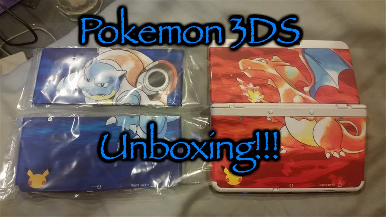Nintendo 3ds Pokemon Red And Blue 20th Anniversary YouTube