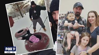 Little Falls family grieving father killed in bike crash | FOX 9 KMSP