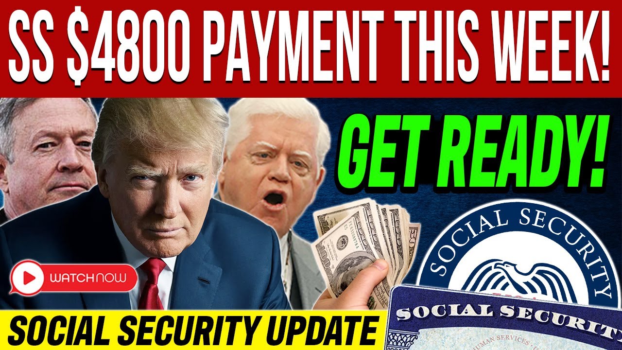 READY?! New $4800 Social Security Payment is Coming This Week | SSI