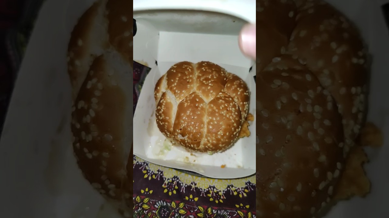 KFC zinger stacker its too tasty 😋 