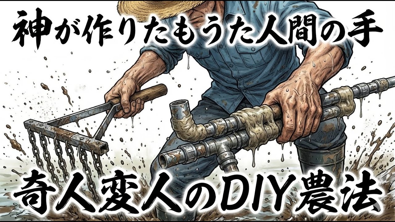 「米が手に入らないなら・・・」自作チェーン除草器で初期除草～一反百姓のすすめ