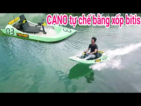 Video CANO tự chế 1 người lái ,thuyền AIRBOAT phiên bản nâng... - youtube
