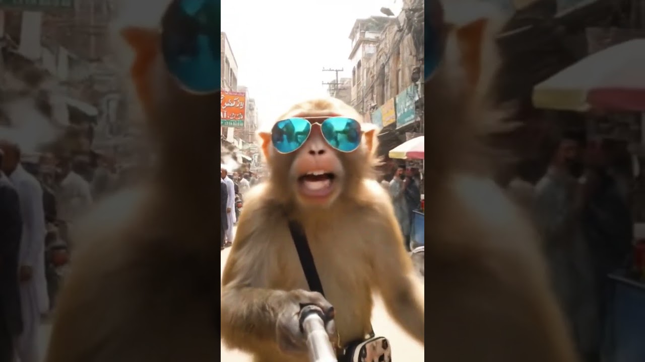 Pakistan me ho gaya lafda 😱  | Ai monkey vlogger