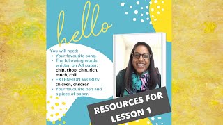 Phase 3 Jolly Phonics (Lesson 1): Resources for Lesson 1.