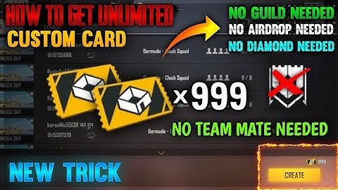 😃 How To Get Unlimited Custom Room Card New Trick 2022 | Free Fire Me Room Card Kaise Milega 2022