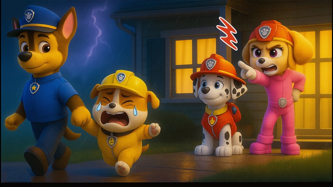 ¿CHASE se muda con la bebé SKYE ¿Qué pasó - Triste historia - PAw PatRol en Español  Rainbow 3