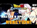 LEARNING FROM THE BEST!🔥DRAGONBALL: Sparking! ZERO - Master and Apprentice Trailer(New!) | Reaction🔥