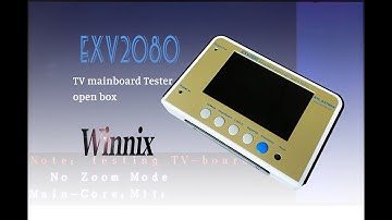 EXV2080 English version Latest TV Mainboard Tester + TV LED LCD Panel Tester Support 2K 4K
