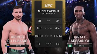 UFC 305 | Dricus Du Plessis vs Israel Adesanya | Main Event