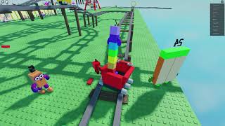 Numberblocks Roller Coaster - #Roblox