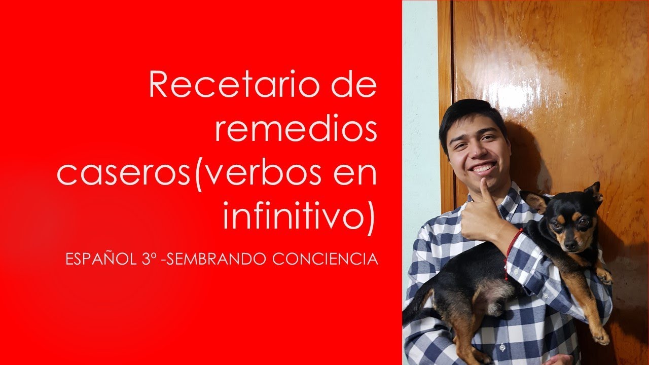 Recetario de remedios caseros (verbos en infinitivo) - 3º- Sembrando