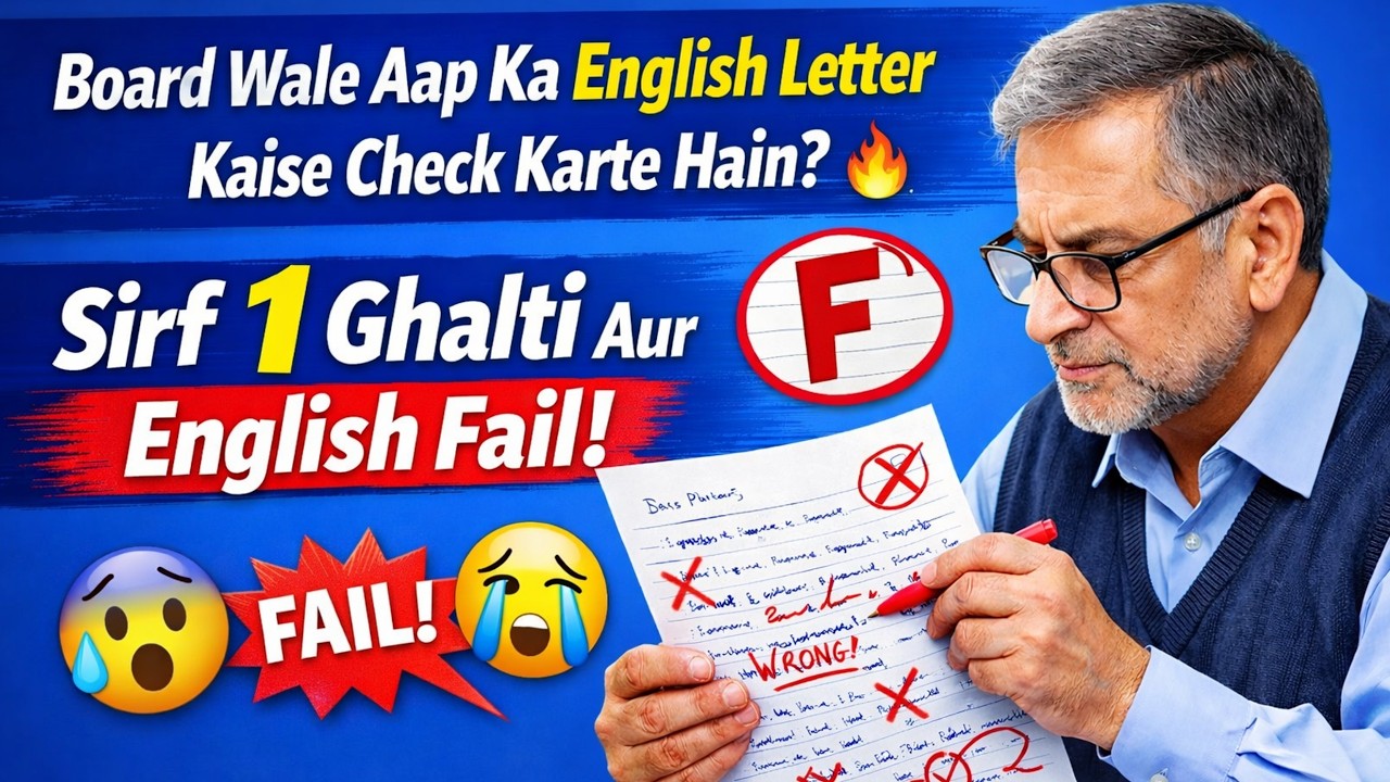 How to Write a Letter in Board Exam | Class 8 & 9 English | Letter Kaise Likhein | Study With Adnan