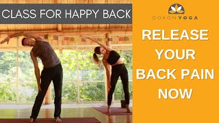 Yoga for Back Pain | 40 min for Strong, Relaxed and Happy Back | All Levels Class screenshot 4