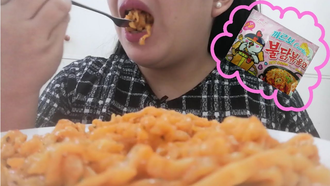 44 Korean Fire Noodles Carbonara Images Samyang Kimchi Noodles