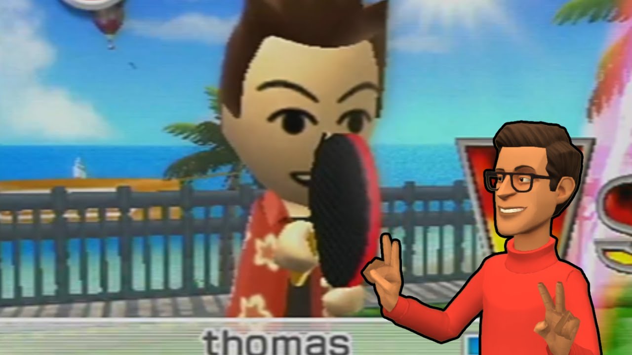 Playing wii sports resort for the first time