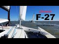 Corsair F27's Sailing Fast on Galveston Bay