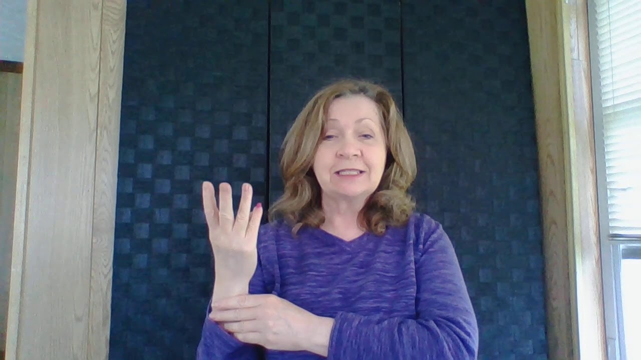 Counting 1-20 in Sign Language (Part 1) - YouTube