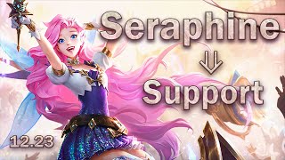 Seraphine vs Morgana | Support | Full game | League of Legends - patch 12.23