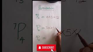 Permutations Made Easy for Beginners #shorts #permutation #mathstricks