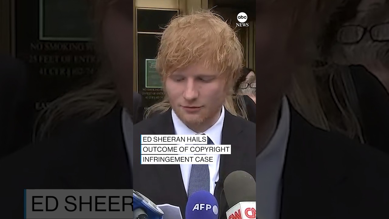 Ed Sheeran responds to winning copyright infringement lawsuit.