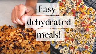 Quick Dehydrated Meals! || Prepper Food made in Your Own Kitchen || DIY Camping Food!