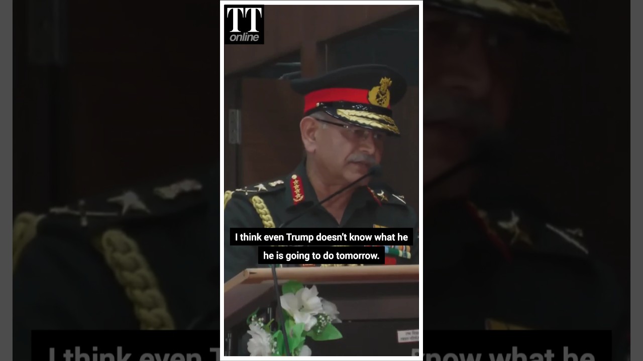 Never Mind Trump’s Claims, Army Chief General Dwivedi is Steadfast in Praise of Govt 