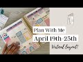 PLAN WITH ME! | April 19th-25th | Erin Condren Vertical LifePlanner