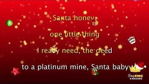 Thumbnail of Eartha Kitt - Santa Baby (Karaoke Version)