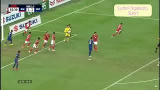 AKSI KEREN || KIPER TIMNAS INDONESIA MENGAGALKAN TENDANGAN PENALTI SINGAPURA