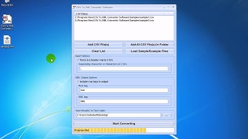 How To Use CSV To XML Converter Software