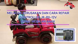 RECEIVER KONTROLER MESIN RUSAK/GOSONG - JALUR PUTUS - AKIBAT PEMASANGAN POLARITY AKI 12 V KEBALIK