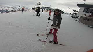 Skiing in Leogang