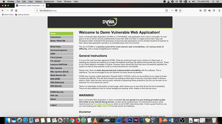 DVWA : Low - Local File Inclusion