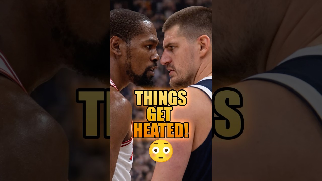KD shoves Jokic and EATS a technical 😤 