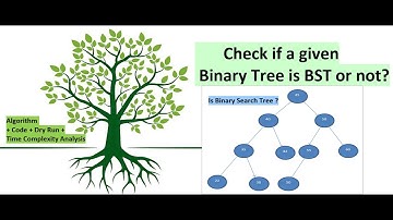 (BST) Check if a given Binary Tree is BST or not? || Binary Search Trees