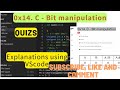 0x14. C - Bit manipulation; ALX; QUIZ