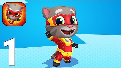 Talking Tom Hero Dash Run Game Gameplay Walkthrough Part 1 - Tutorial [iOS/Android Games]