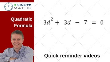 How to Solve Quadratic Equations -  Quick Video GCSE Maths - Grade 7