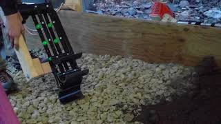 Mining Head Prototype 1: Digging Test