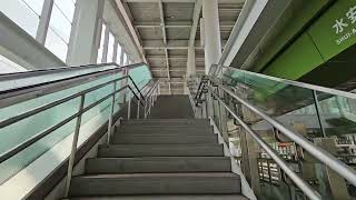 Taichung - Shun-An Temple (111) - Platform #mrt #green #taichung  #greenline #shunantemple