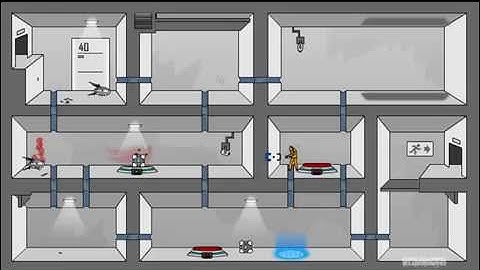 Portal Flash Version Walkthrough Level 40 + Ending