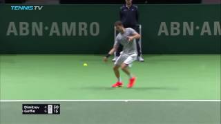 Dimitrov Cracks Goffin's Code In Thrilling Rally Rotterdam 2017