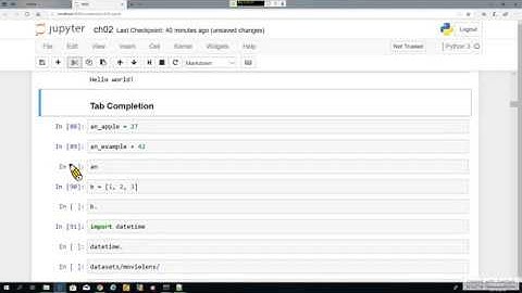 Python for Data Analysis 03. Python 基礎、IPython 與 Jupyter Notebooks-1 (recorded on 20190426)