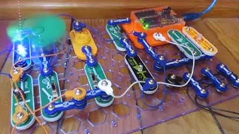 Snap circuits Arduino countdown circuit.