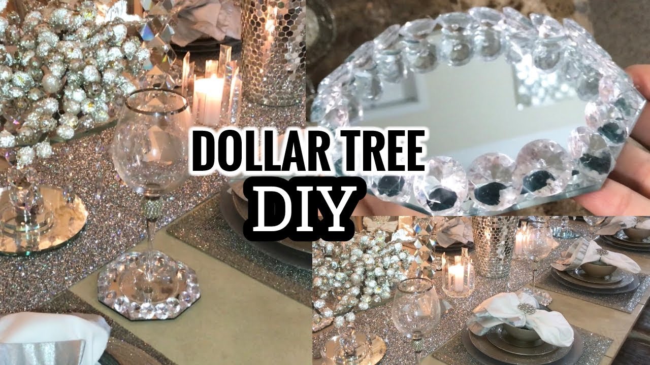 Dollar Tree DIY Home Decor Idea Super Glam Winter Home Tour